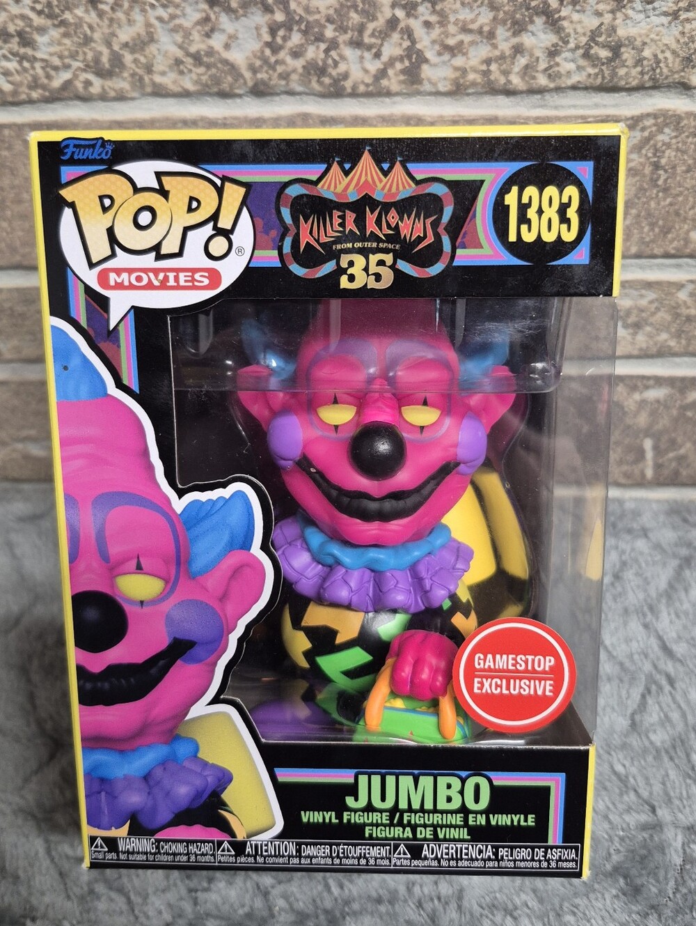 Funko Pop! Movies Jumbo Killer Klowns Pink Vinyl Figure - Gamestop Exclusive